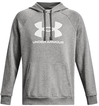 Under Armour Herren Rival Fleece Big Logo HD, sportlicher Kapuzenpullover mit loser Passform, bequemes und warmes Sweatshirt für Männer