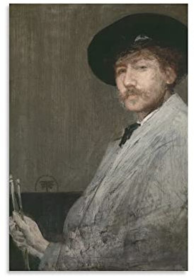 LINBAI James McNeill Whistler Impressionisten-Poster (1) Leinwand-Kunstdrucke Poster Foto Bild Malerei Poster Raumdekoration 40 x 60 cm