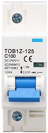 Sicherungsautomat 1P DC Miniatur Leitungsschutzschalter 100A Isolator DC Schalter für Solar PV Leistungsschalter Anlage DIN Schienen Installation PV Schutzschalter