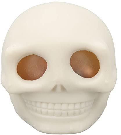 Halloween Spooky DNA Stress Balls,Stress Relief Skeleton Head Sensory Toy for Adult Neuartiges Spielzeug