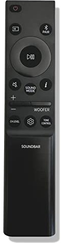 Telecomando di ricambio per Samsung soundbar HW-Q600B | HW-Q600B/XN | HW-Q600C | HW-Q60B | HW-Q60B/XN