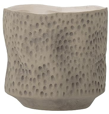 Bloomingville Sayah Blumentopf, Braun, Steingut