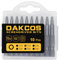 DAKCOS T15 Bit lang, Torx Bit T15, Bit-Sortiment aus S2 (Länge: 50 mm, 10 Stück)