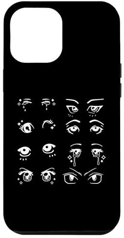 Anime Eyes Face | Emotions Manga Case for iPhone 12 Pro Max