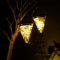 DAWALIGHT Outdoor Hanging Solar Lights, 50 LED String Lights 3000K Warm White 3 Mode Garden Decorative Lights IP55 Waterproof Solar Lanterns for Outside Trees Patio Balcony Party