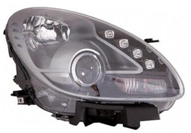 RAS RICAMBI AUTO STORE Scheinwerfer rechts mit Elektromotor, kompatibel mit Alfa Romeo Giulietta von 05-2010 bis 05-2016 (Lampen H7 E H1 A LED)