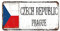 Aluminiumschild mit Hauptstadt, Prag, Retro-Schild, Tschechische Republik, Vintage-Stil, Wanddekoration, Kunst, Dekoration, hochwertige Metallschilder für Wohnzimmer, Büro, 30,5 x 15,2 cm