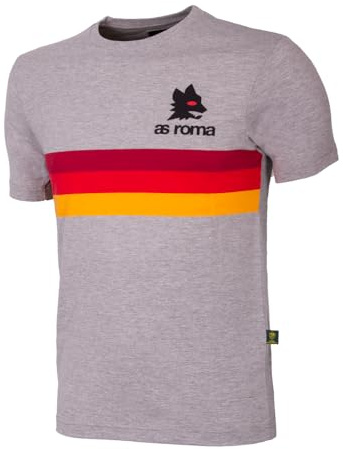 AS Roma Unisex Roma T-Shirt, grau, L