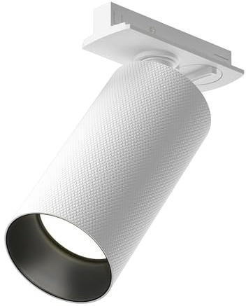 Maytoni Moderne Strahler für einphasiges Stromschienensystem UNITY Artisan 1x GU10 excl. Weiß aus Aluminum Energieeffizient 12W für Küche, Schlafzimmer, Wohnzimmer, Esszimmer, Lobby