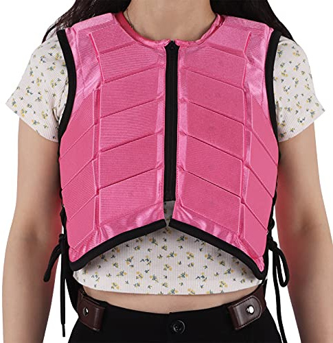 WGFOIP Chaleco Ecuestre para Niños, Protector Corporal Chaleco para Montar A Caballo, Equipo Protector para Montar A Caballo De Seguridad Acolchado De Espuma Protector Corporal