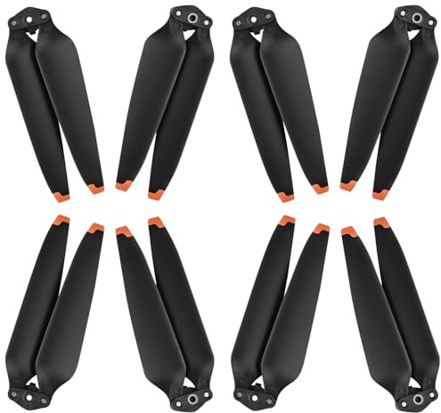 Bocguy Mavic 3 Propeller, 8 Pcs Drohne Mavic 3 Pro Propeller mit Push-Typ-Schnellverschluss-Design, 9453F Propeller für Mavic 3/3 Pro/Mavic 3 Classic/Mavic 3 Cine Drohnenersatz (Orange)
