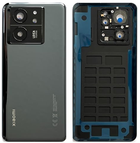 SGV Akkudeckel für Xiaomi Mi 13T /13T Pro. Mit Kameraglas, Logo und CE-Kennzeichnung. OEM (Schwarz)
