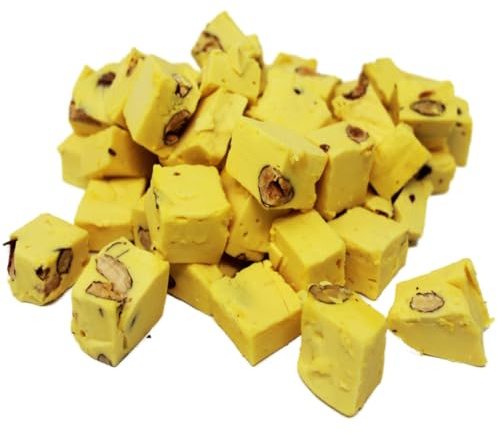 Fudge Nougat mit Limoncello Nougat Pralinen mit Mandelstücken 300g