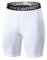 HYCOPROT Herren Kompressionsshorts, Schnelltrocknendes Baselayer Unterhose Kurz Laufunterwäsche Atmungsaktive Tights Funktionsunterwäsche Fußball Radlerhose （Weiß, L）