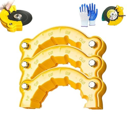 Drill Bit Sharpener Precision Drill Bit Sharpening Guide Tool Drill Bit Sharpener for Grinder Grinder Drill Bit Sharpener, Angle Grinder Drill Bit Sharpener Old Electric Drill Bit Grinder Tool (3PCS)