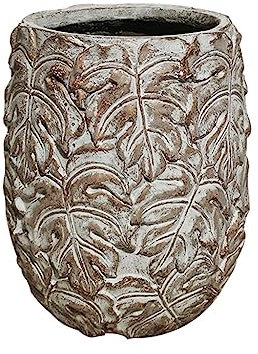 YCCHAH Macetas De Interior Maceta Grande de Cemento Retro for el Suelo del hogar, decoración de macetas, Planta Verde, Dispositivo de Flores Antiguas, Arena Gruesa Jardineras para Plantas De Exterior