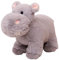 Nilpferd Kuscheltier Hippo Stofftier Nilpferd Plüsch Spielzeug Weiche Flauschige Kissen für Kinder & Erwachsene Geschenke Kinder Mädchen (25 cm,Grau)