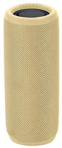 VoltShine Goldener Bluetooth-Lautsprecher, kabellose Verbindung, Sound, kompakt und tragbar, ideal für Musik im Freien und auf Partys.