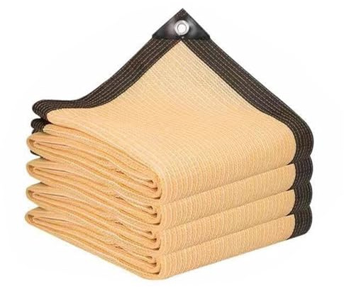 1,8 m x 3 m Schattentuch mit Ösen, Sonnensegel, Markise, für den Außenbereich, Netzplane, Balkonüberdachung für Wohnungen, Terrasse, Sonnenschutz, Hinterhof, Terrasse, Rasen, Segel, Baldachin (13 x 18