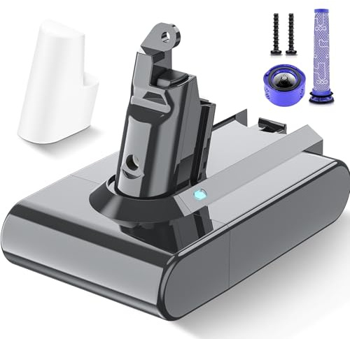 21.6V Akku für Dyson V6 DC62, Ersatzakku für Dyson V6 Akku-Staubsauger | Kompatibel mit DC58 DC59 DC61 DC72 DC74 SV03 SV05 SV06 SV07 SV09 Animal Trigger Fluffy Motorhead Absolute