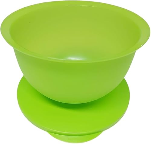 Tupperware Junge Welle Schüssel mit Deckel Servierschüssel Servieren 2,5 Liter 2500ml grün