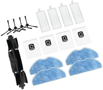 Kit di parti di ricambio for aspirapolvere robot Rowenta X-Plorer Serie 75 S+ RG8597W: filtro HEPA, salviette lavapavimenti, sacchetti for la polvere e accessori