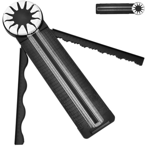 FENICAL Papierschneidemaschine mit Hoher Präzision und Effizienten Schneidefunktionen aus Kunststoff für Scrapbook Papier und Bastelarbeiten im Büro