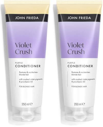 John Frieda Violet Crush Purple Conditioner 250ml (Pack of 2)