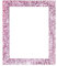 Glitter Range Fotorahmen Sparkling Glitter Effect Bild- / Foto- / Posterrahmen mit Plexiglasblatt - Die Form 35 mm breit und 24 mm tief - A4 Rosa