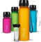 720°DGREE Gourde d'Eau 1l “uberBottle“ +Fruit-Infuseur softTouch - Sans BPA, Anti-fuite - Bouteille, water bottle idéale pour Enfants, Sport, Randonnée, Gym, Camping, Université, Voyage, Travail, Yoga