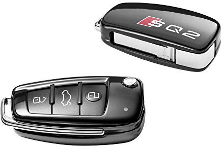 Audi 8V0071208D SQ2 Coque de clé d'origine Noir Brillant