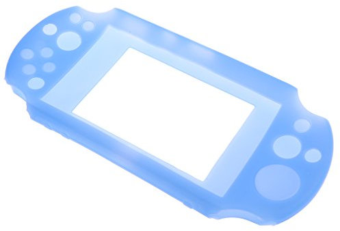 Silicone Soft Gel Rubber Protective Shell Case Cover For Sony PS Vita 2000 PSV 2000 Protective Skin (Blue)