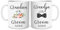 Set of 2 Mugs Personalised Custom Gifts Grandma Grandpa of The Groom Wedding Favours Mug Coffee Mugs Tea Cup WSDMUG2118