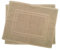 Julie Julsen 2er Pack 50 x 40 cm Badvorleger in Premium Qualität 900 gm2 in aktuellen Farben und 4 Größen aus Baumwolle Badematte Badteppich Duschvorleger Design Doppel Rahmen Sand