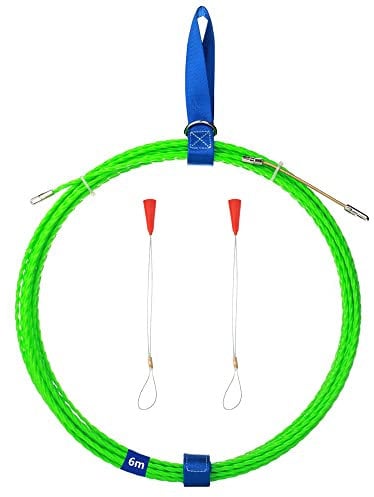 QZATACAEN Fischband-Drahtzieher durch Wanddrahtfädler Fish Plus Fischkabelverschluss mit einfachem Griff 20FT (6M) …