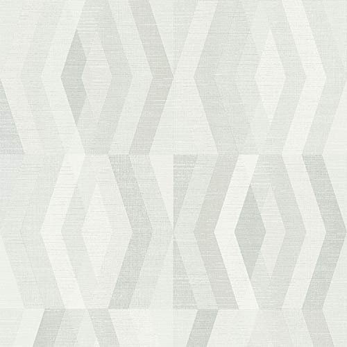 A.S. Création Vliestapete Geo Nordic geometrische Tapete 10,05 m x 0,53 m grau beige 375334 37533-4