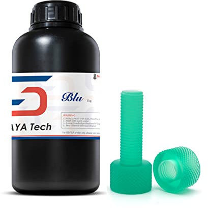 Siraya Tech Blu 3D-Druckerharz Robustes Harz 3D-Druck Mit Hoher Zähigkeit Auflösung Starkes und Präzises Harz 3D-Drucker 405 nm UV-Härtendes LCD DLP 3D-Drucker (Smaragdblau, 1kg)