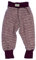 Lilano, Baby Fleece Hose, 100% Wolle (kbT) (104, Beere/Natur)