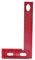 T Type Lineal 200 mm/7,9 Zoll Lochlineal Metall, 90 Grad Winkel Klemme, T-200 Winkel Präzisionswinkel T-Förmiges Lineal für Holzbearbeitung, Rot Aluminiumlegierung Zimmermannswinkel