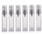 10ML 6PCS Airless Empty Refillable Pump Bottle Airless Vacuum Pump Cream Lotion Bottle Travel Bottles Clear