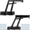YIXNSW 2 Stück Möbelscharnierfeder Lift Up, Couchtisch Hebemechanismus, Pneumatische, Aufzug, Klapp Lift Up Feder Scharniere, Lift Up für Couchtisch, mit 40 Schrauben, Schwarz