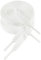 VSUDO Schnürsenkel Weiß 115 cm Flach – 8mm Breite Schnürsenkel für Sneaker, Sportschuhe, Kinderschuhe – White Shoelaces, Ersatz Schuhband für Damen & Herren (1 Paar-Weiß-115cm)