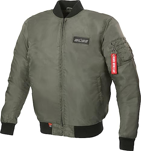Büse Kingman Motorrad Textiljacke, oliv, 56