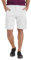 Mens Cargo Combat Shorts 100% Coton 6 Pockets Chino Summer Work Safety Essential Half Pants All Waist 32-44 (White, 42W)