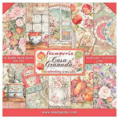 Stamperia Casa Granada Scrapbooking Pad 30x30