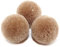 Duories Pompons zum Basteln,20 Stück 40mm Bunte Bommeln Bälle,Pom Poms für Kunsthandwerk,Pompons Bälle für Ostern,Weihnachten,Bunte Pompons für DIY Basteln Tischdekoration Geburtstagsdeko,Khaki