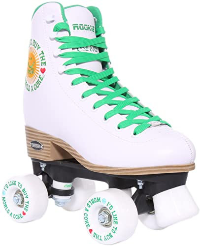 Rookie Rollerskates Skates, Erwachsene, Unisex, Weiß, 40,5