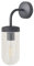 Rabalux 3310 Wandleuchte Badezimmerleuchte YAGO Aluminium mattschwarz E27 1x MAX 40W IP44 H:32.5cm L:9.7cm B:17cm dimmbar