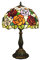 Tischlampen Im Tiffany-Stil, Rot, Gelb, Rose, Buntglas, Schreibtischlampen, Kunsthandwerk, Kunst, Heimdekoration, Europäische Kreative Beleuchtung