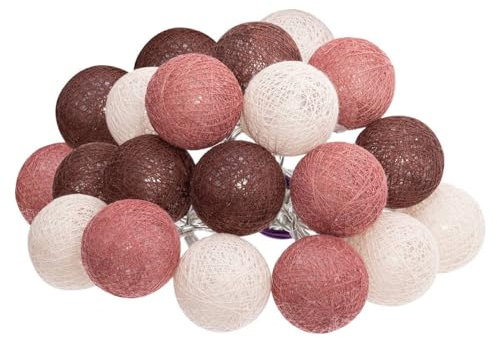 Atmosphera - Guirlande 20 boules dune d6 sur secteur
